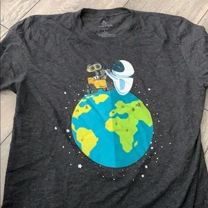 Disney Pixar Wall-E & Eve Earth Shirt
